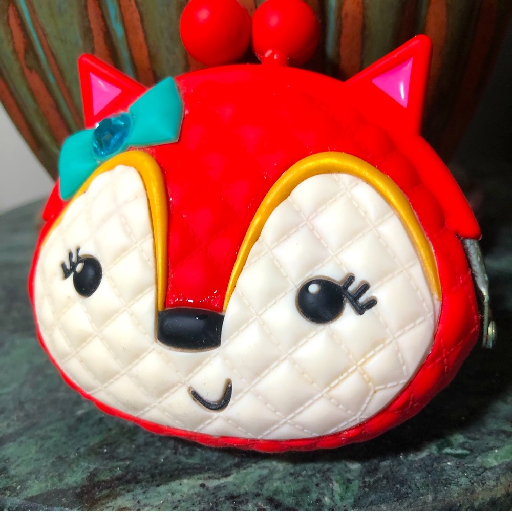 Silicone foxy coin pouch